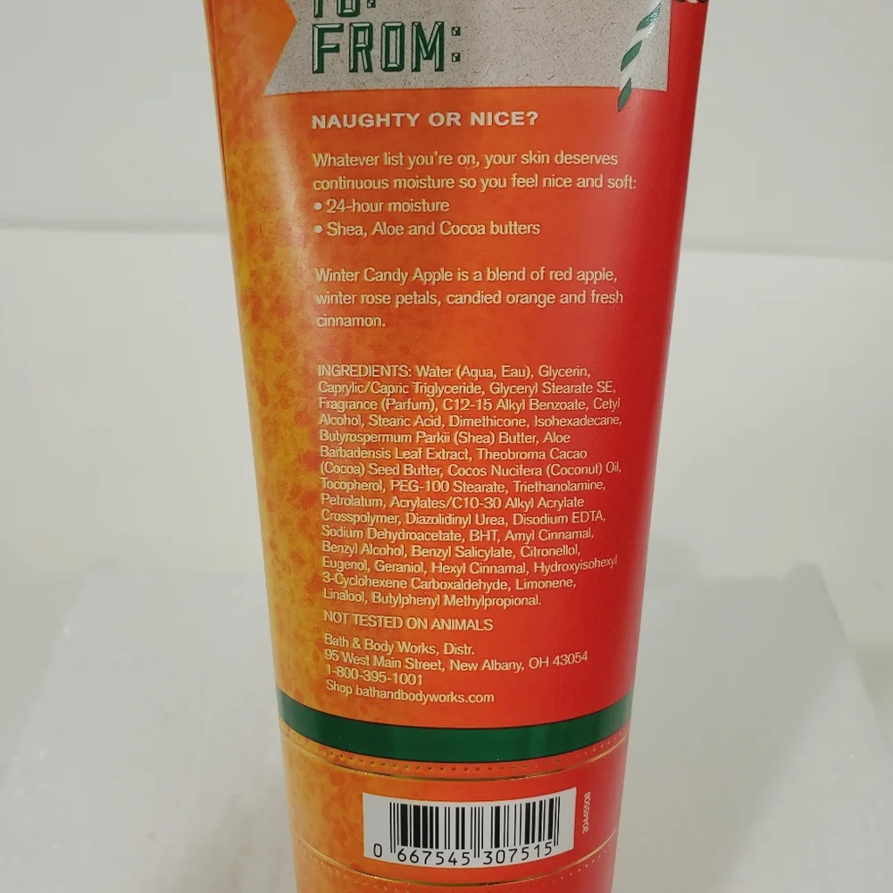 Bath & Body Works Winter Candy Apple Body Cream NWT
